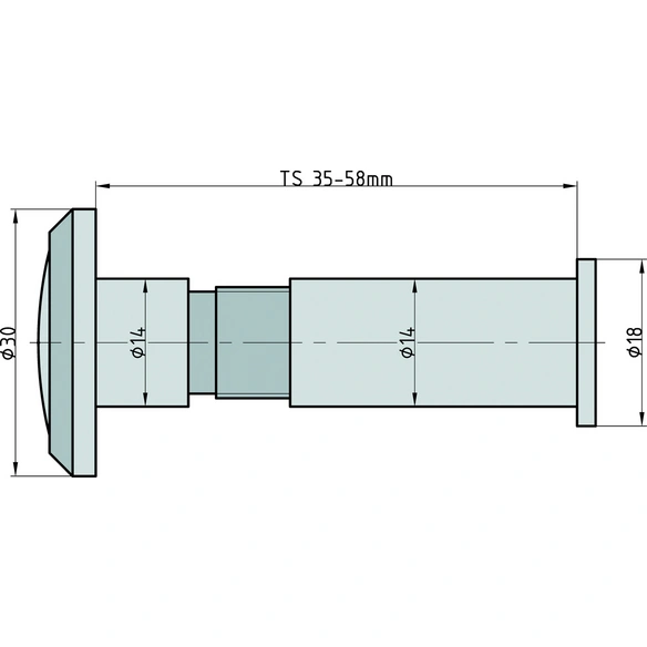 Türspion »TS 680«, in verschiedenen Farben
