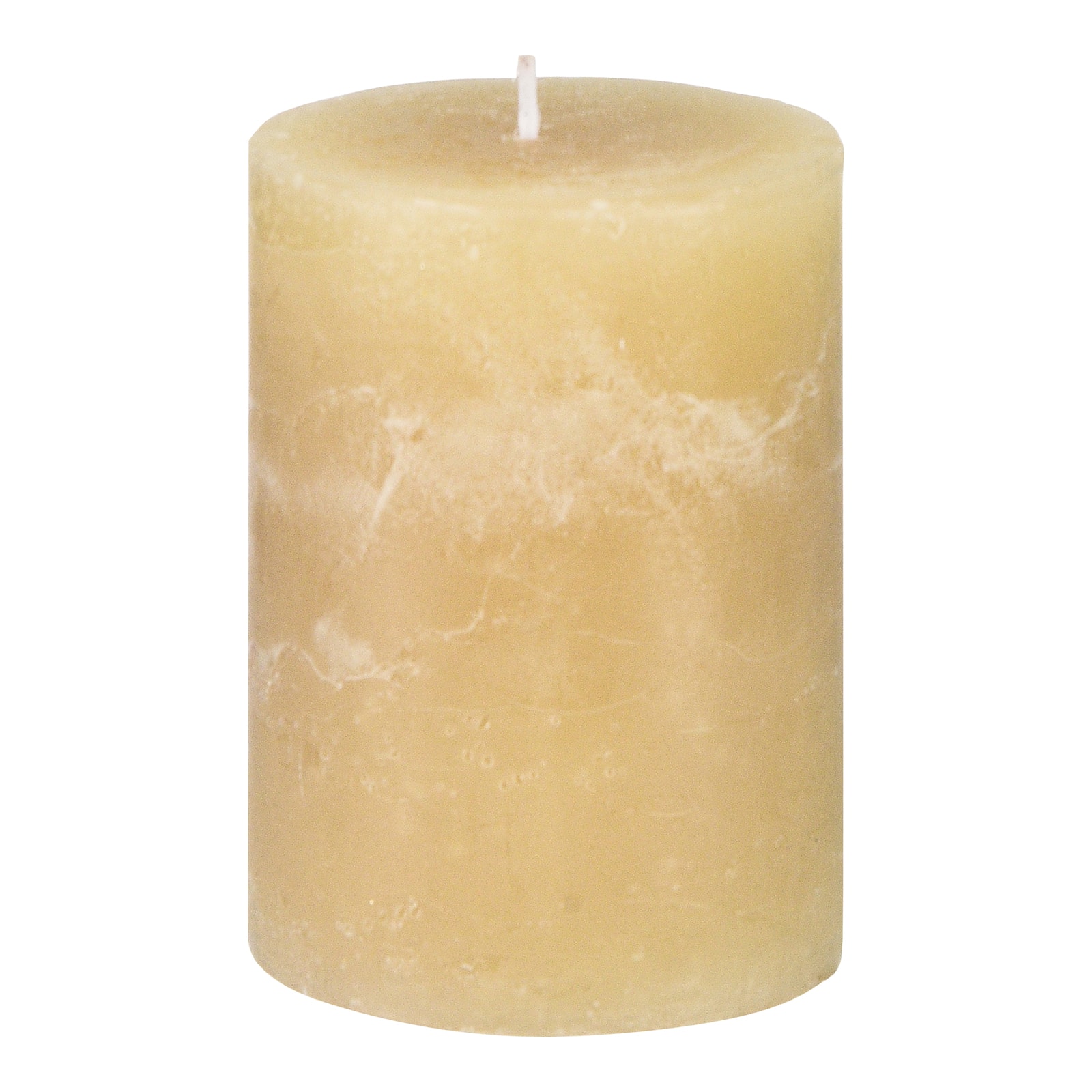 Stumpenkerze Rustik Beige, ⌀ 7.5 cm, H 100 mm