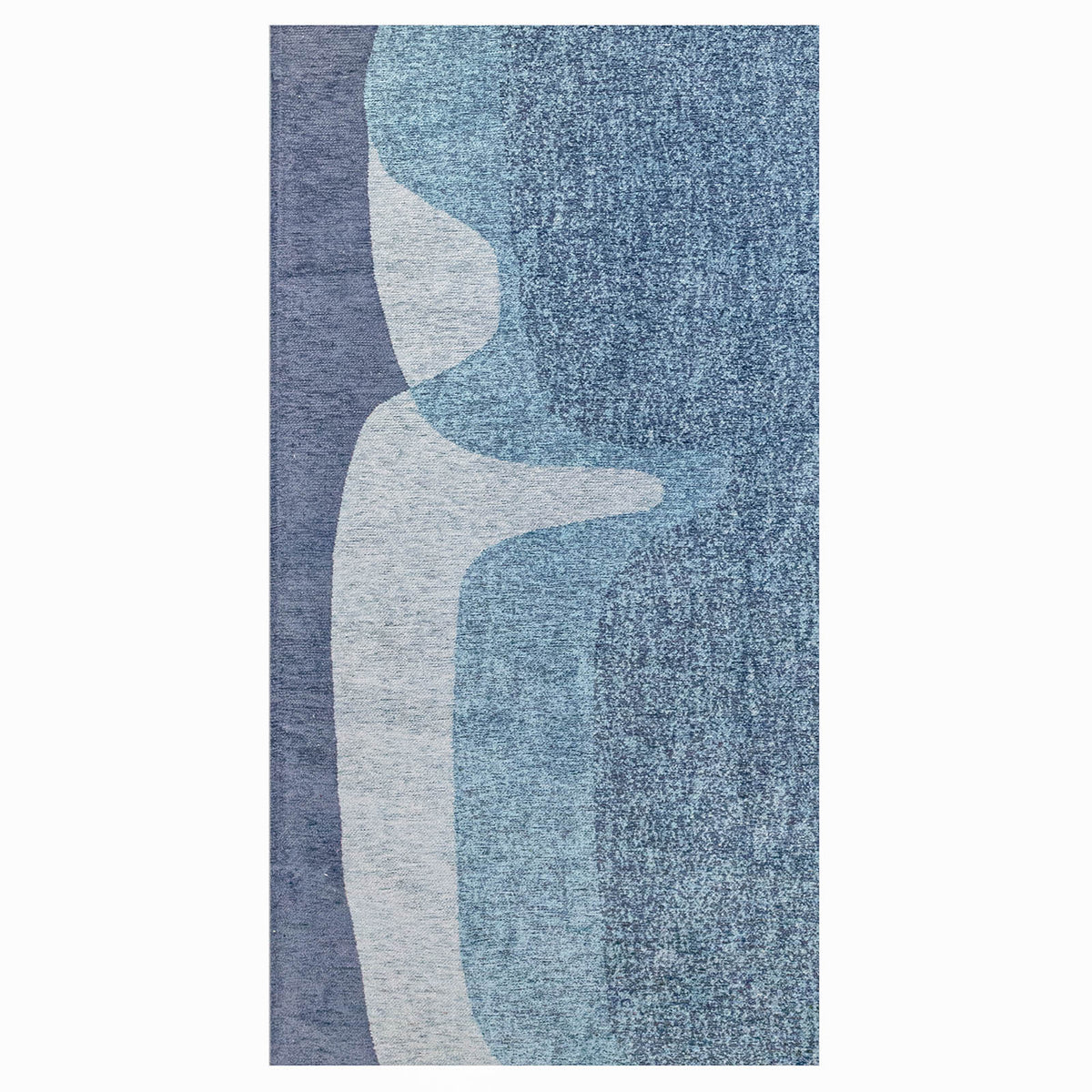 Lola&Moi vloerkleed Clear Sky - blauw - 80x150cm