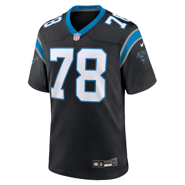 Popo Aumavae Carolina Panthers Nike Team Game Jersey -  Black