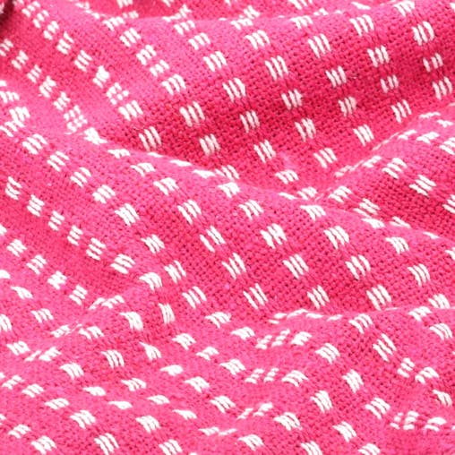 NNEVL Throw Cotton Squares 125x150 cm Pink