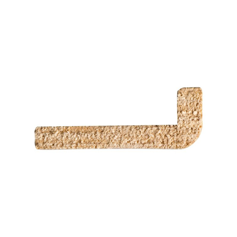 Cornière d'angle en marupa clair 270 x 3,3 x 1,2 cm