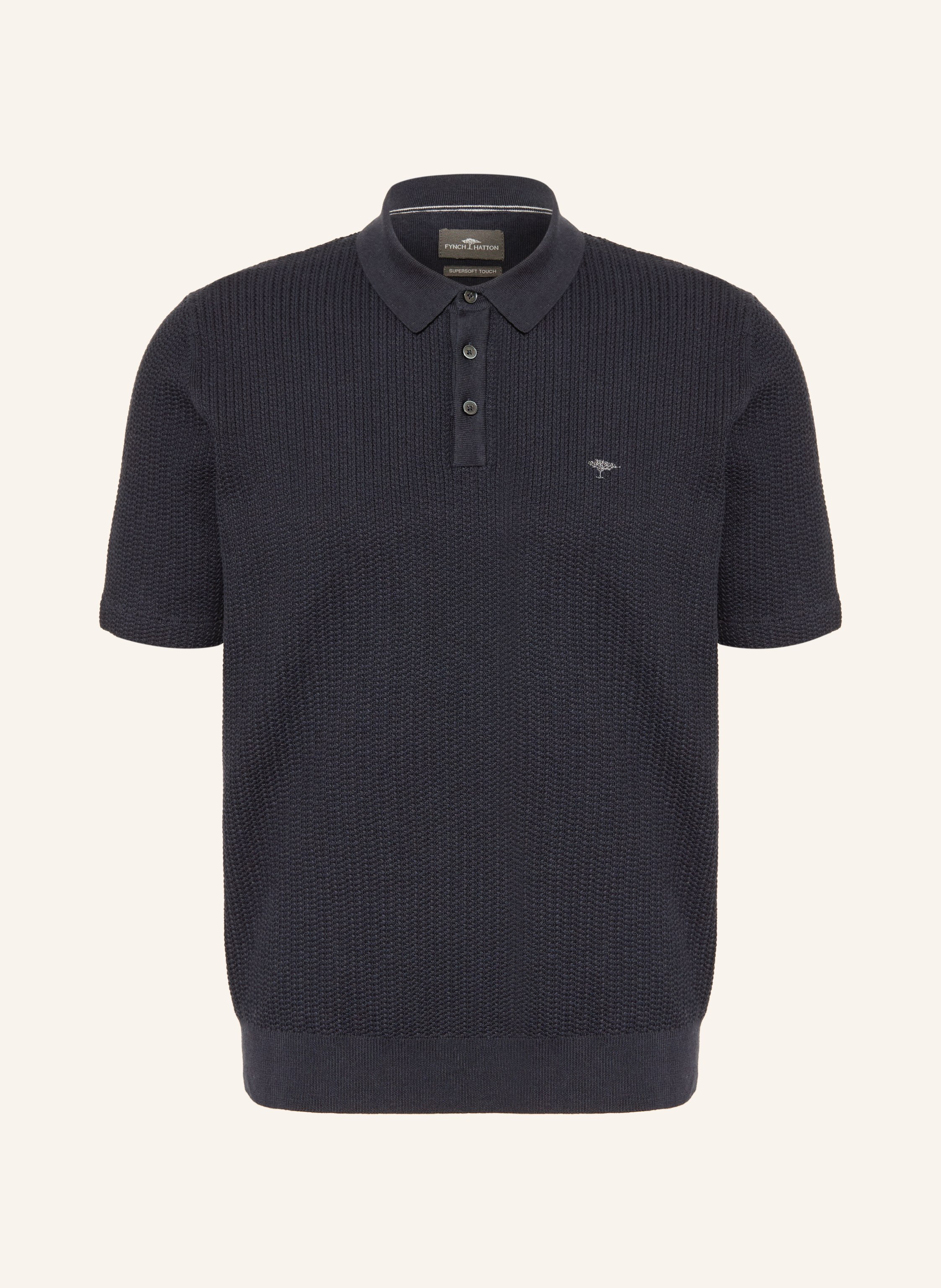 FYNCH-HATTON Strick-Poloshirt