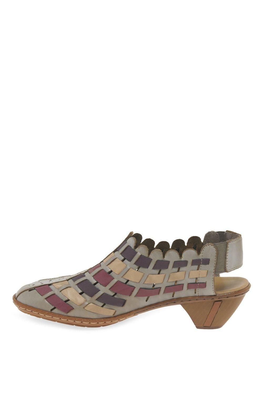 Rieker Sina' Woven Heeled Shoes