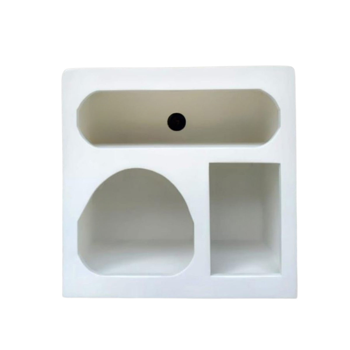 StarFurn Wandkastje Caya - Wit Hout - 60x33x60cm
