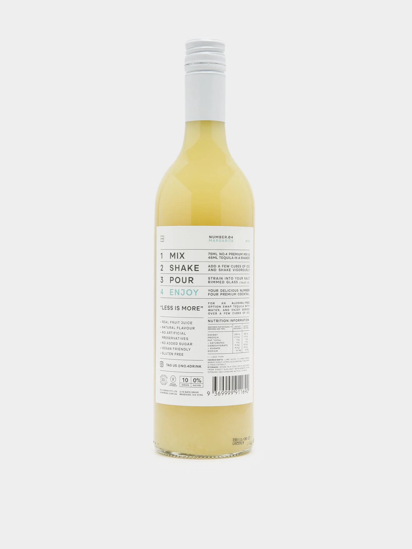 Premium Margarita Cocktail Mix