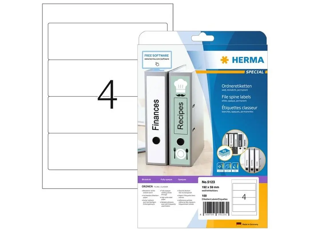 Etiketten 100er-Set Herma