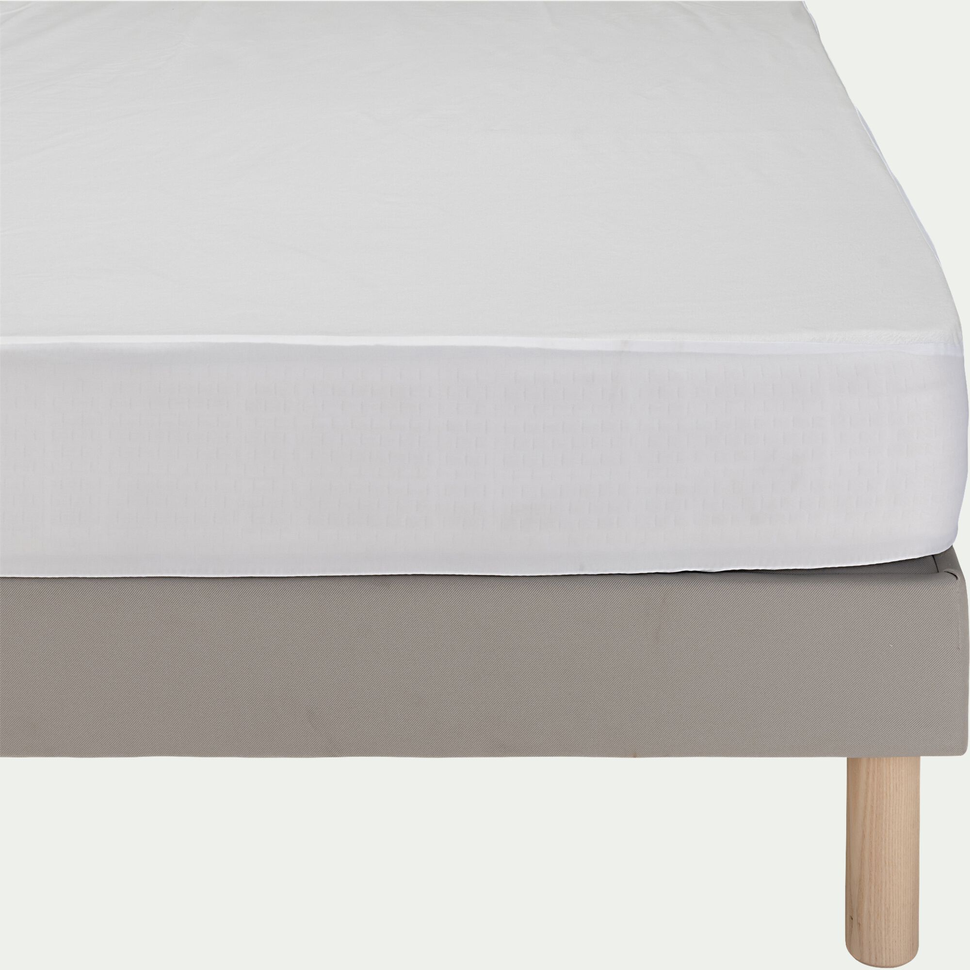 BASILE - Protège-matelas imperméable en coton recyclé 90x140cm bonnet 19cm