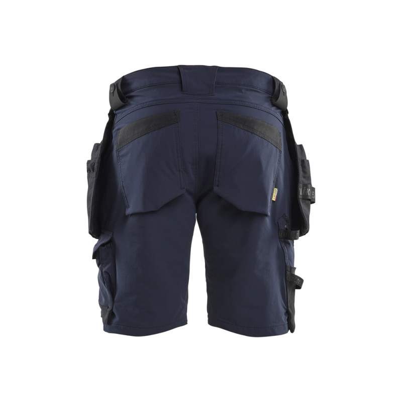 Short de travail Stretch 4D bleu marine et noir 44 BLAKLADER