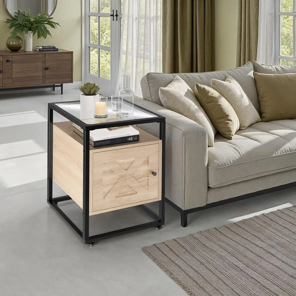 tectake Nachtkastje Kidderminster 40x43x60,5cm