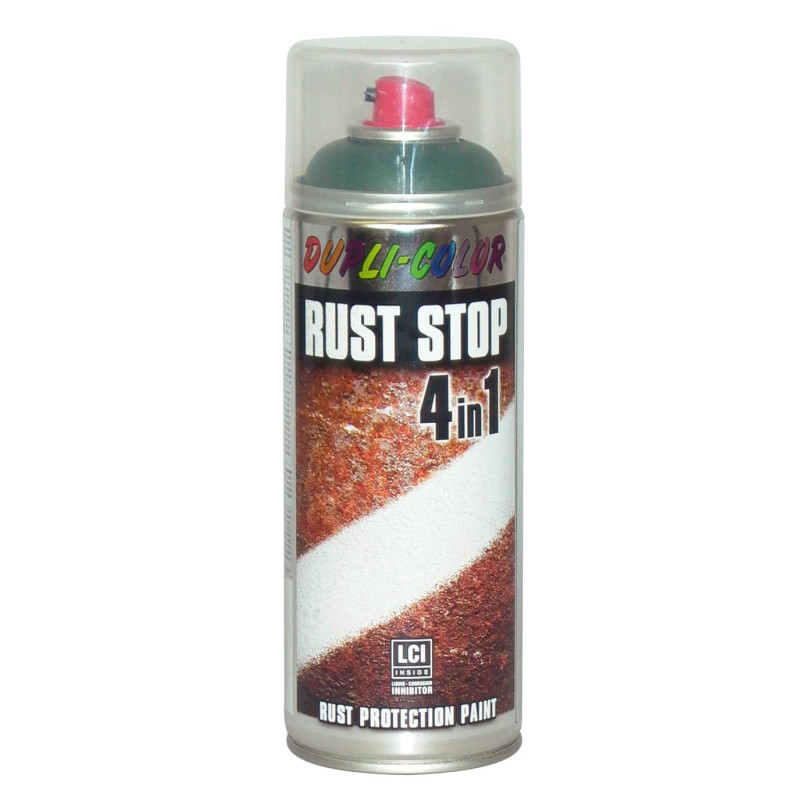 Peinture antirouille en spray Rust Stop verte 0,4 L DUPLI-COLOR