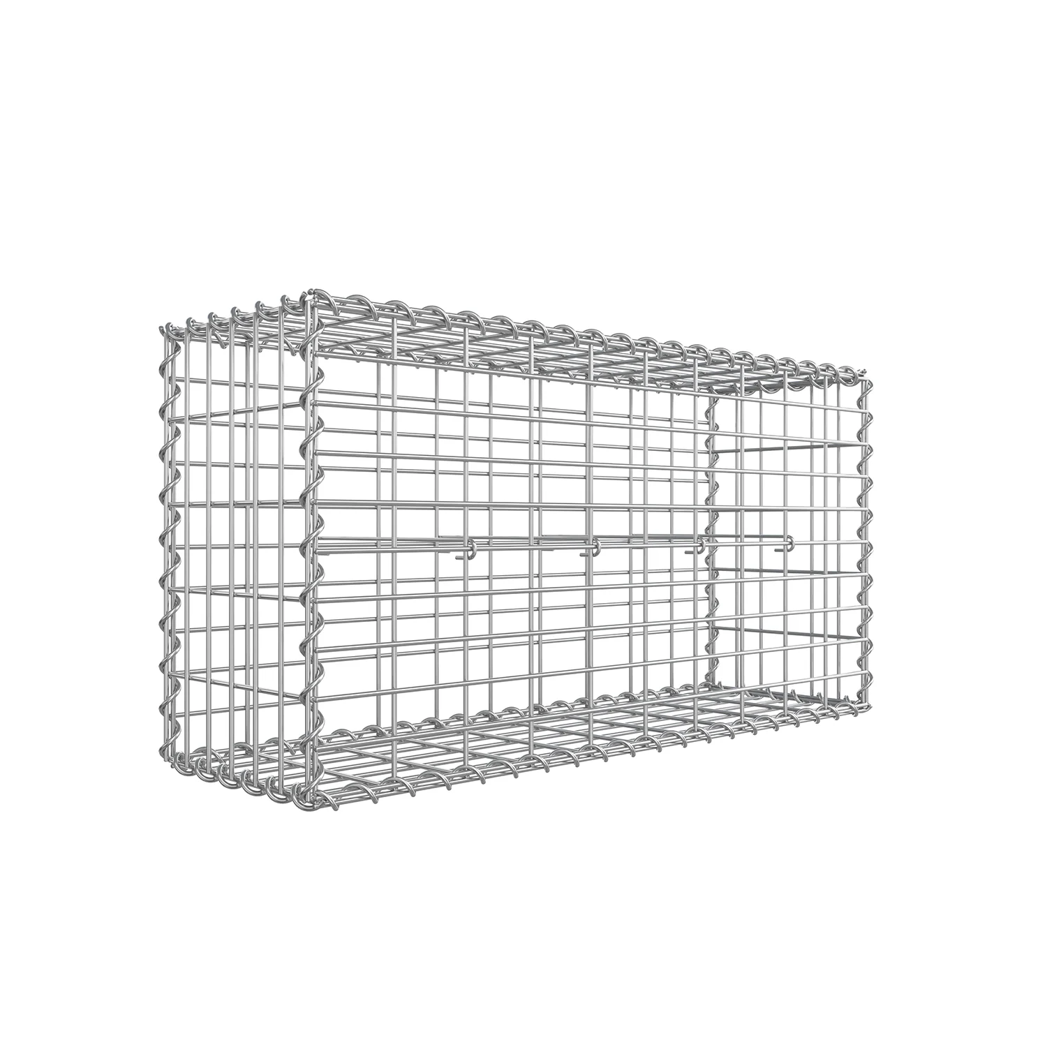 Gabion à pierres en métallique pour décoration jardin