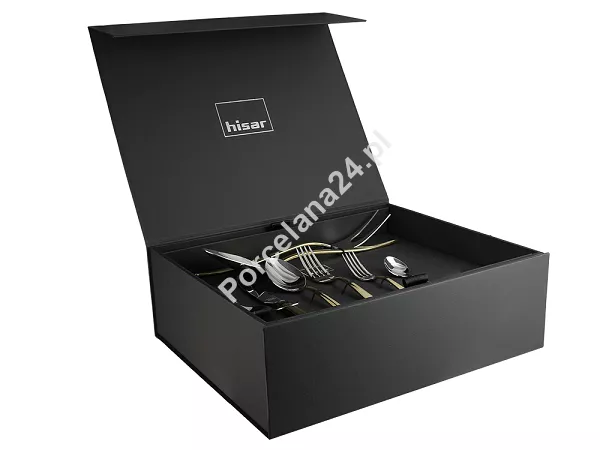 Komplet sztućców 65 cz. na 12 osób Hisar - Mamba Gold (4.0/3.0mm) złocone