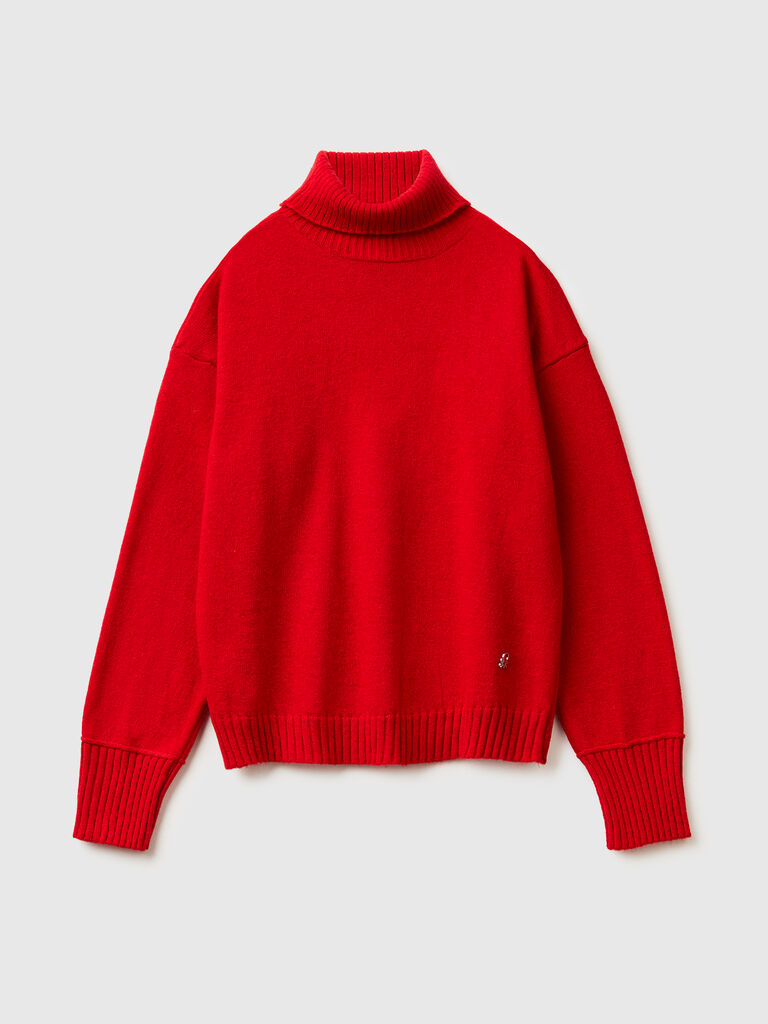 Turtleneck in wool blend