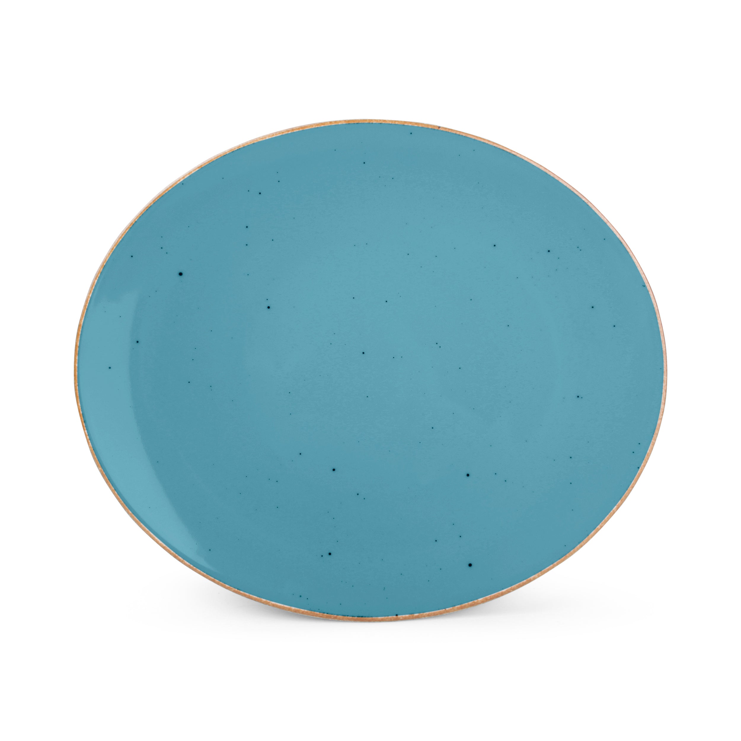 Bonbistro - Plat bord 30,5x26cm blauw Collect - Set van 6