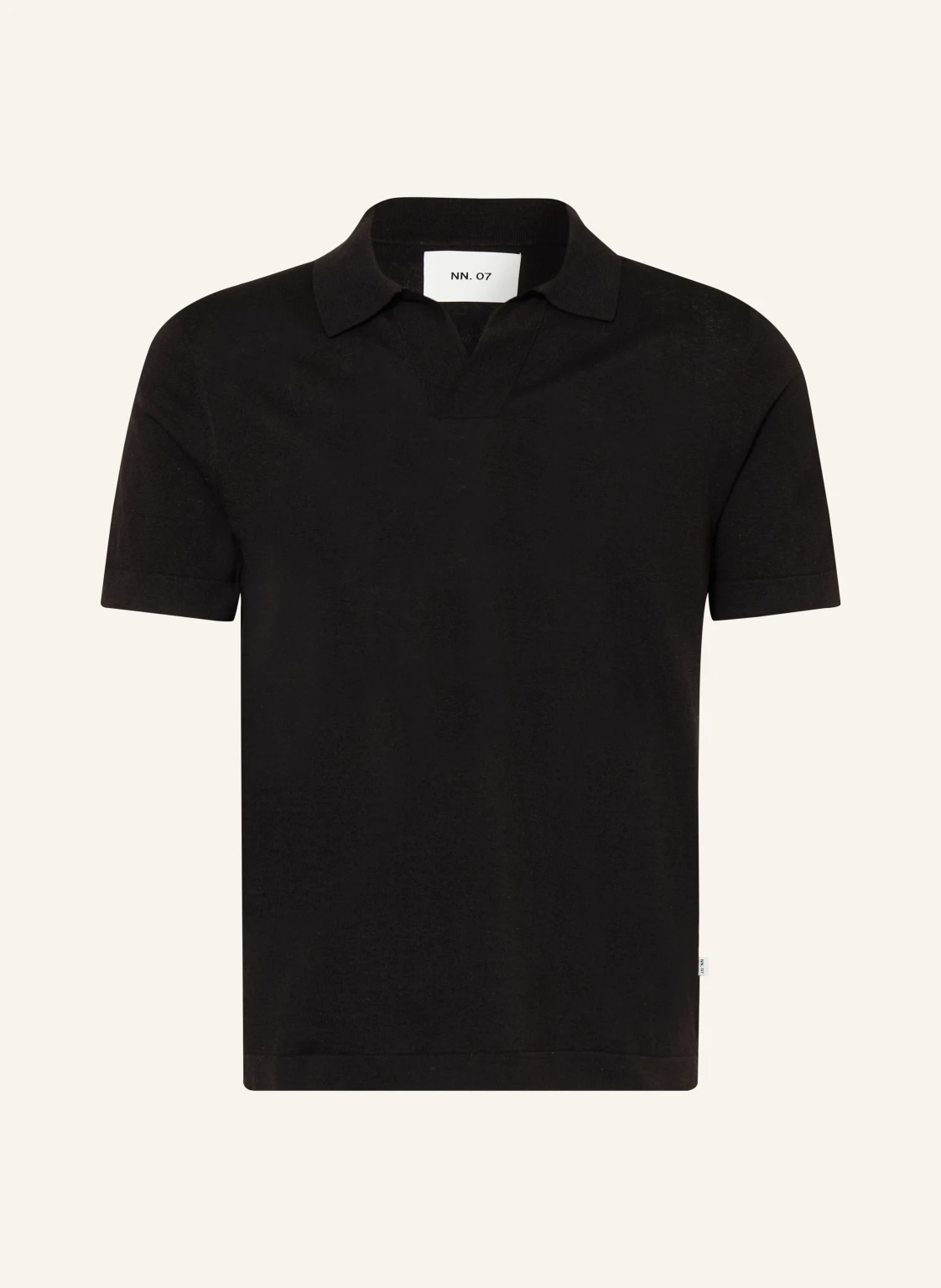 NN.07 Strick-Poloshirt RYAN mit Leinen