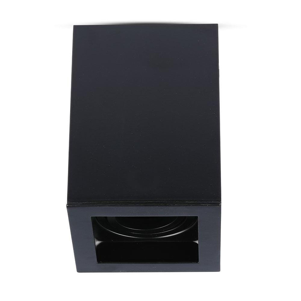 Spot kwadratowy czarny1xGU10x35W wym:10x14,2x10cm IP20 V-TAC