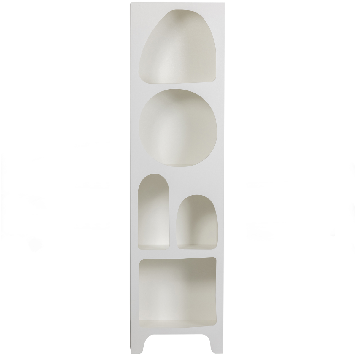WOOOD vakkenkast Caz - Plywood - Wit - 180x48x32