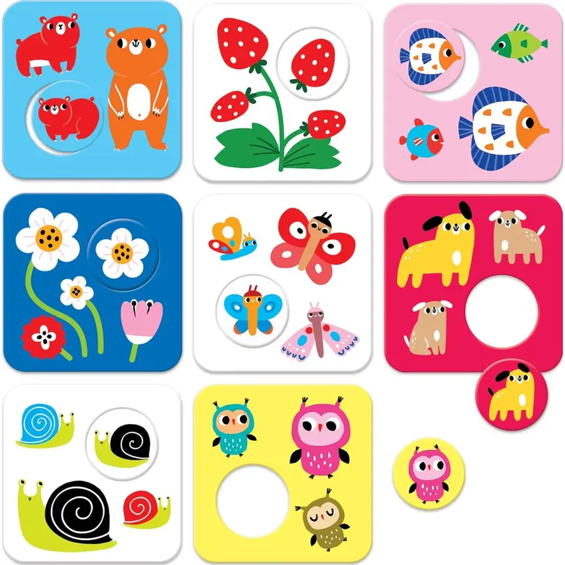 Puzzle 8er-Set High Contrast Match the Batch