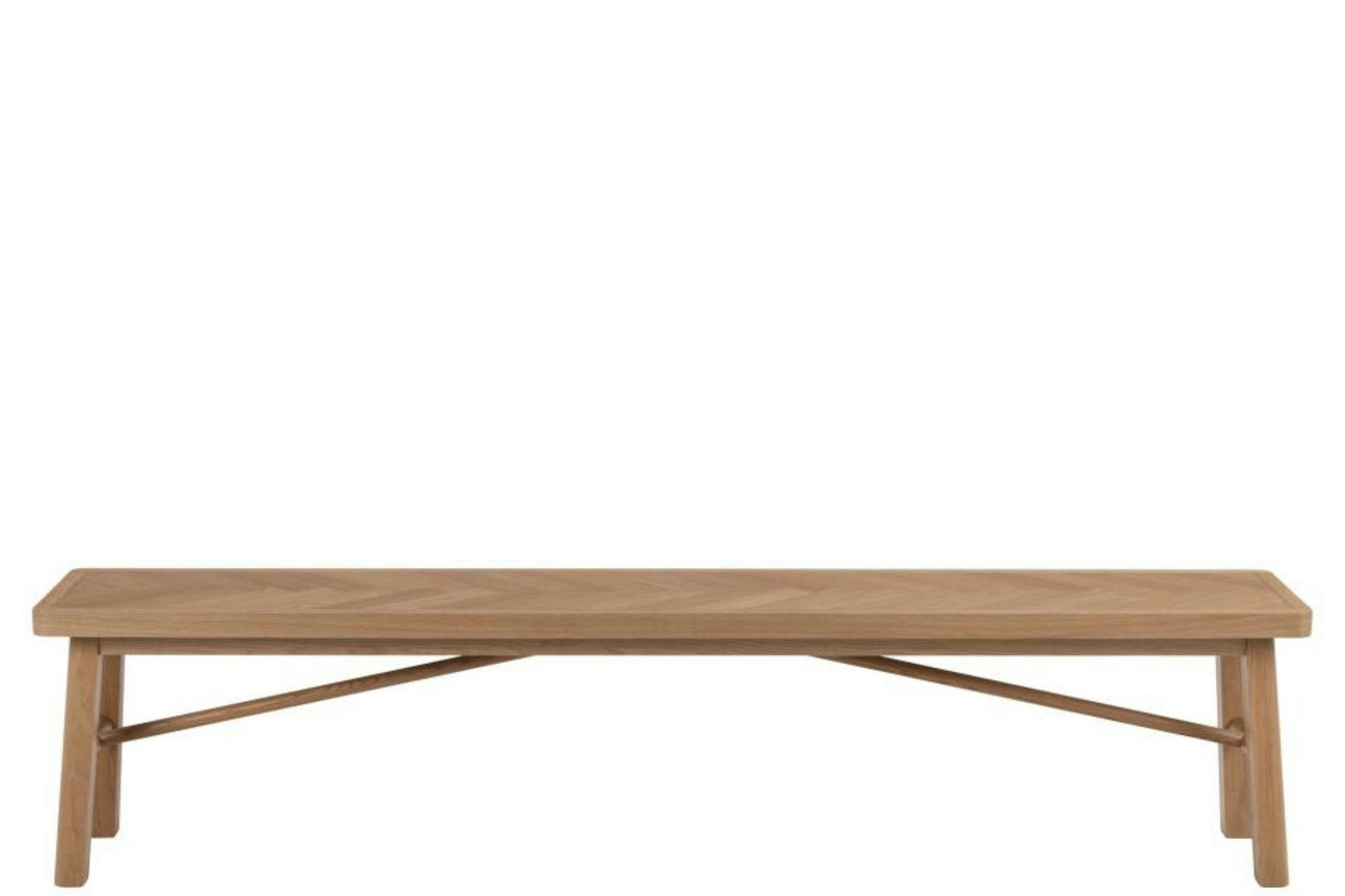 WALY - Banc de salle à manger en chêne de style scandinave L200