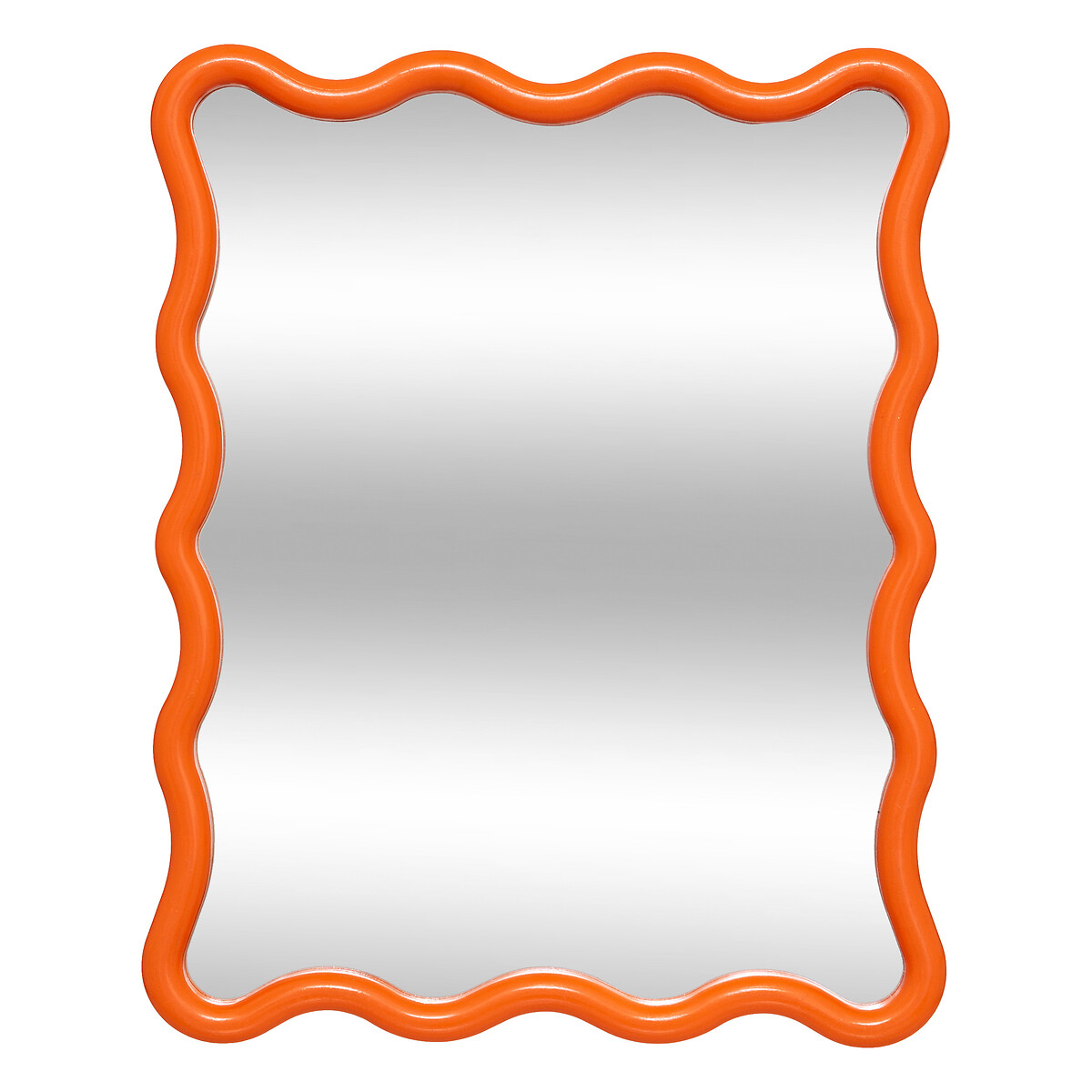 Wave mirror "Judy" Orange, 38x30 cm