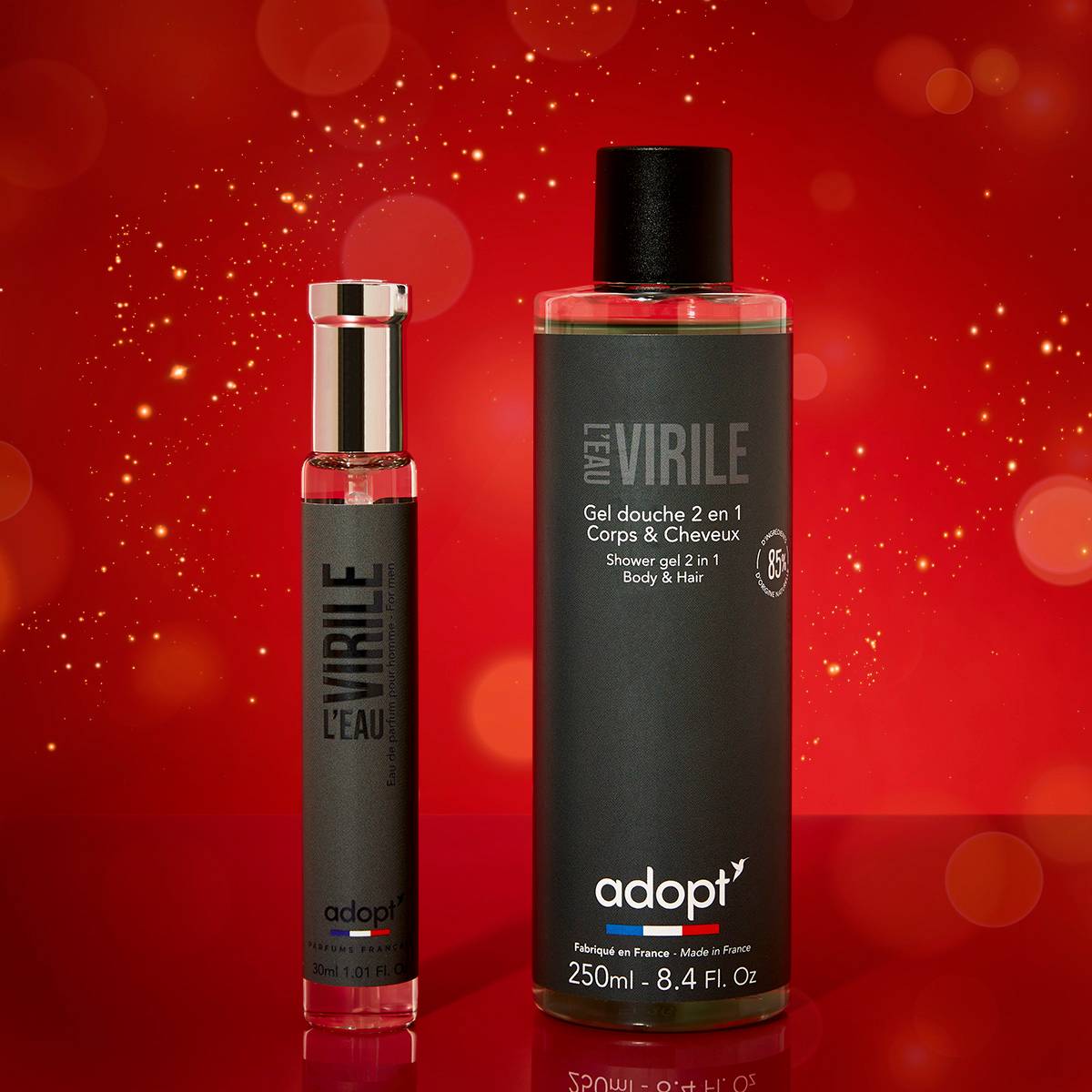 L'eau virileCoffret eau de parfum 30 ml   gel douche 250 ml