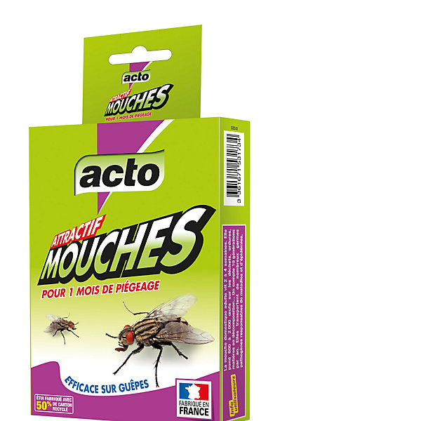 Attractif mouches étui 1 sachet 75g Acto
