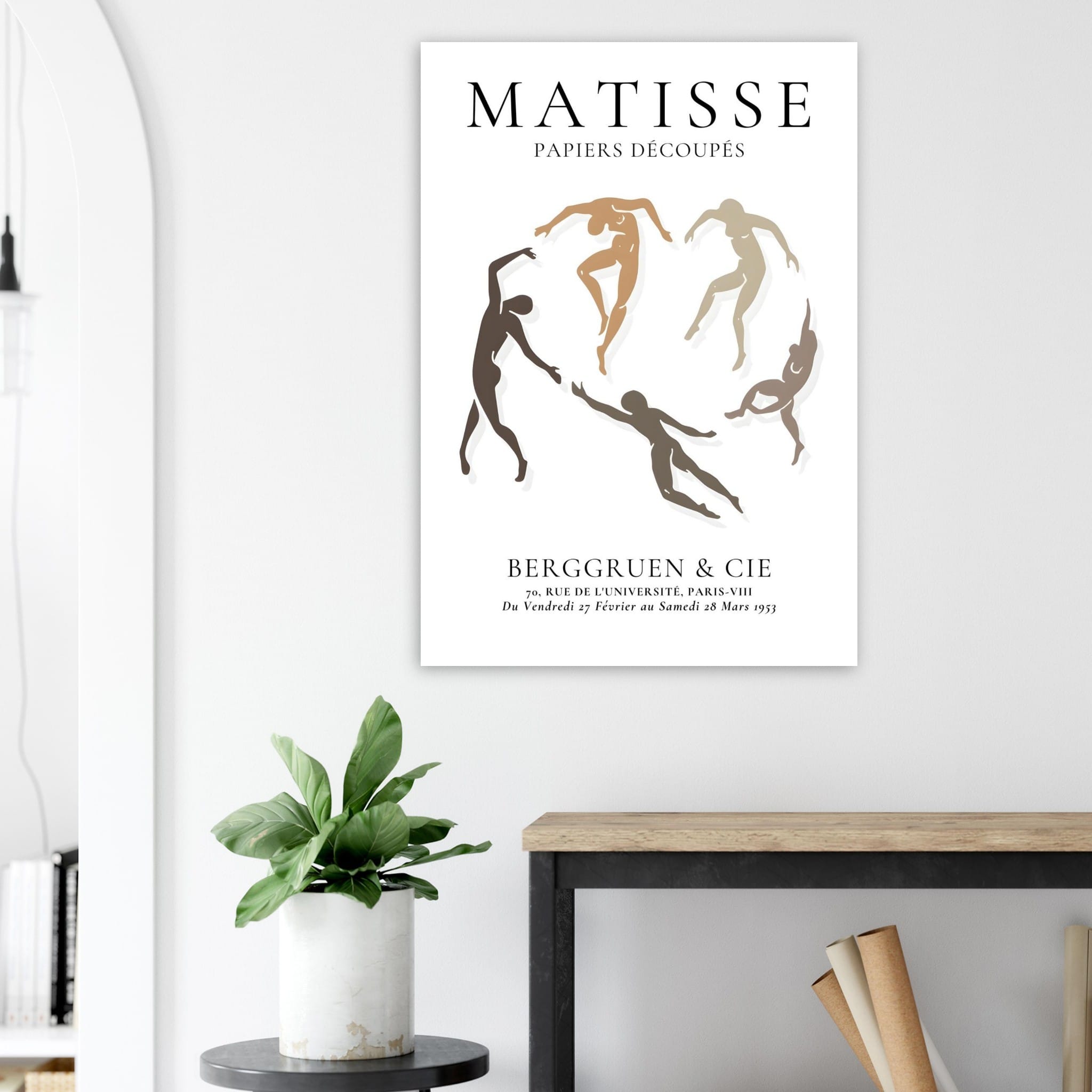 Artfulprints Poster Matisse – The human ring I  - 70x100 cm - Meerkleurig