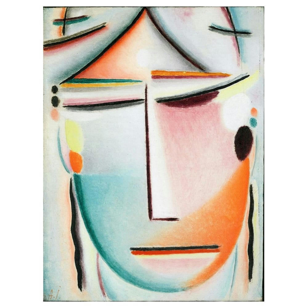 - Tableau le visage du sauveur Alexej von Jawlensky 50x70cm