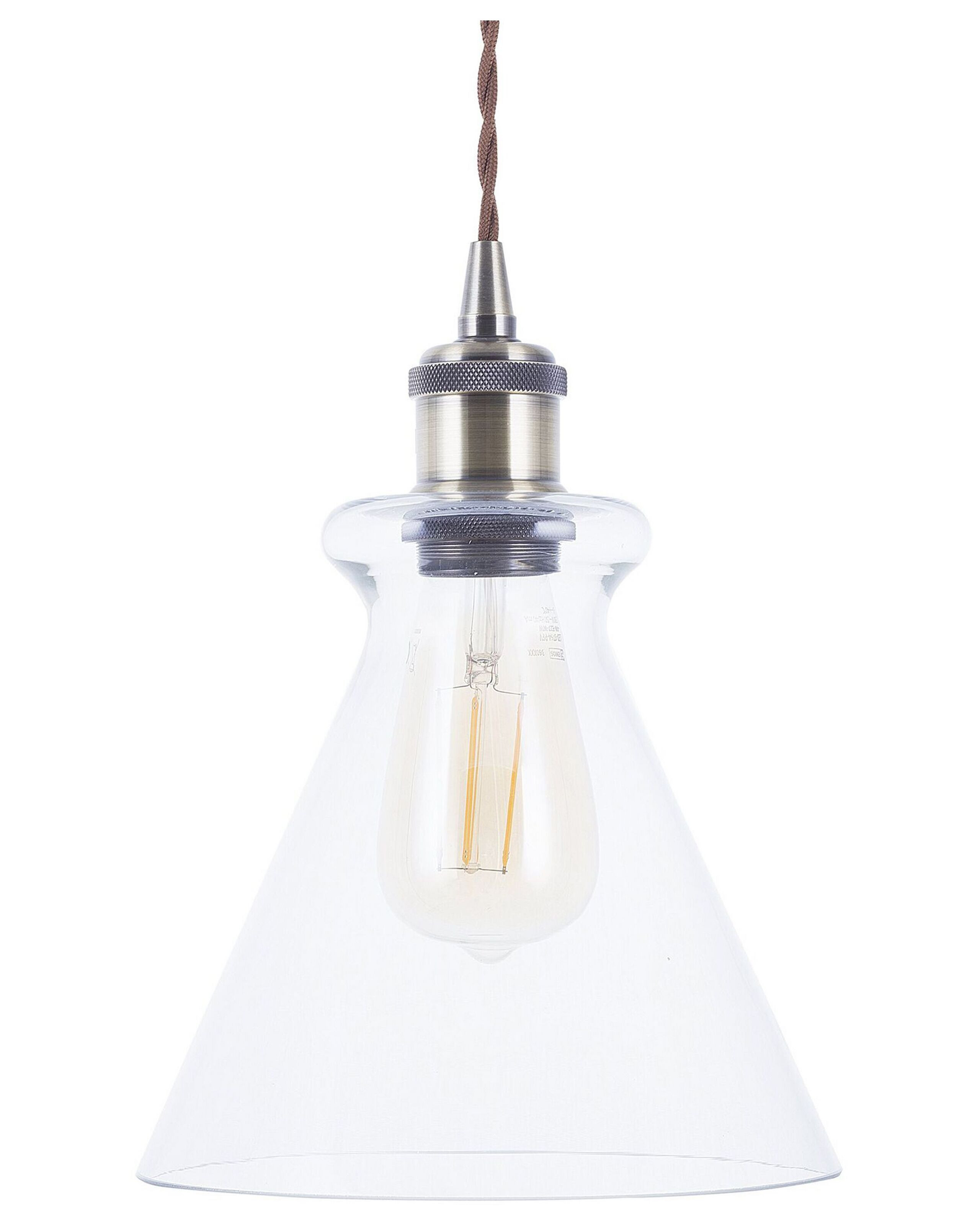 Lampa wisząca Szkło Przezroczysty