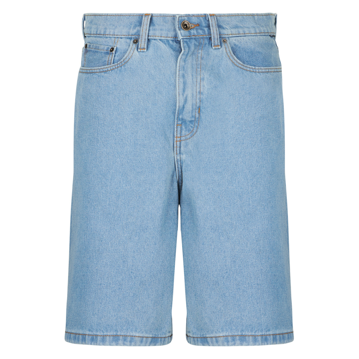 Vans - CHECK-5 BAGGY DENIM SHORT - Blue