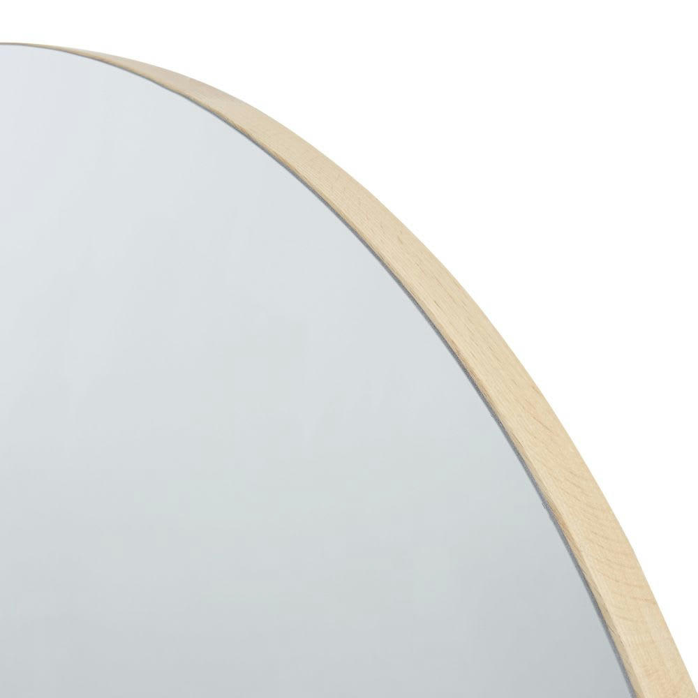 EOLE - Miroir rond en bois de chêne D120