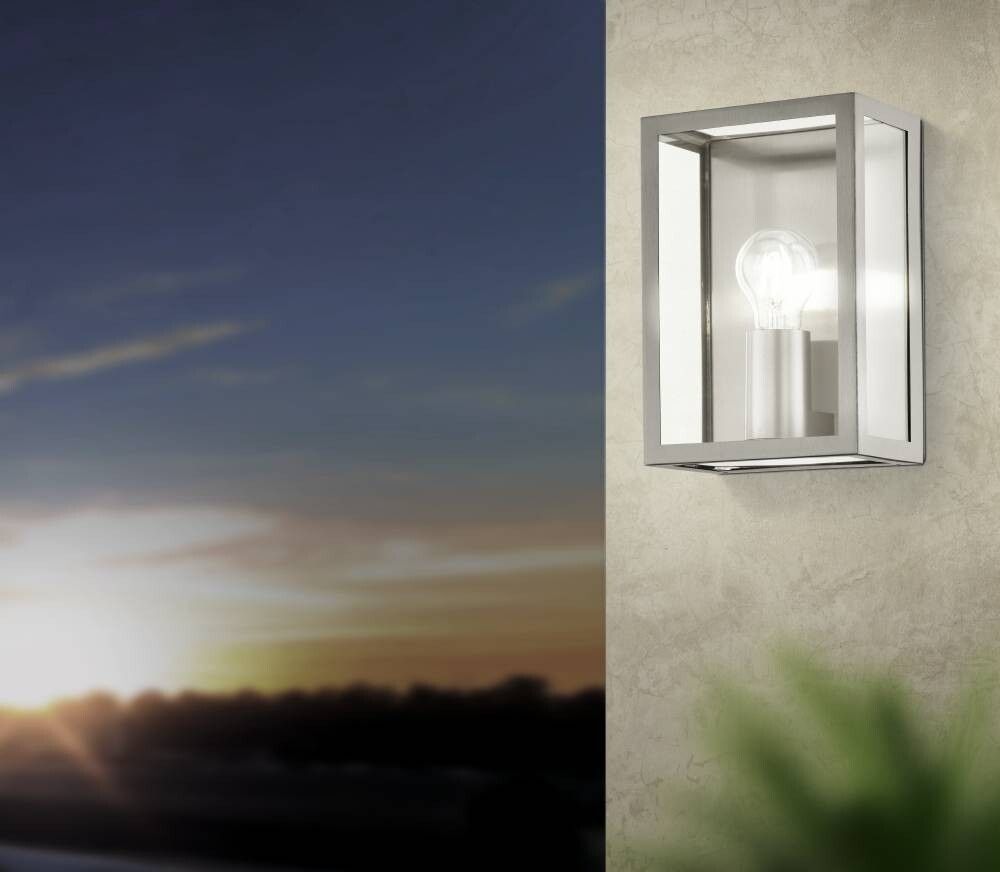 UTEVEGGLAMPE EGLO ALAMONTE STÅL 1X60W E27 I