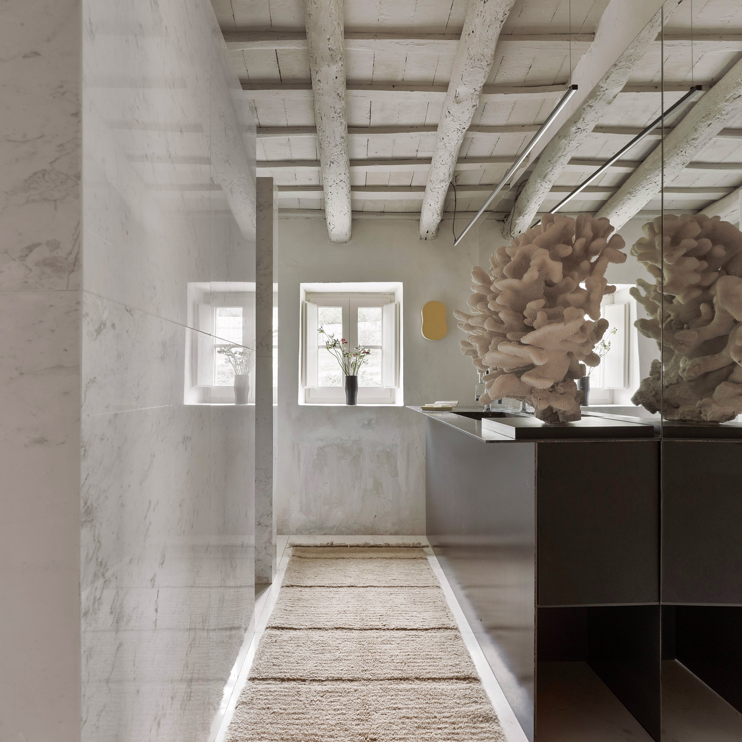 Lorena Canals Steppe Runner Vloerkleed 80 x 230 cm - Sheep Beige