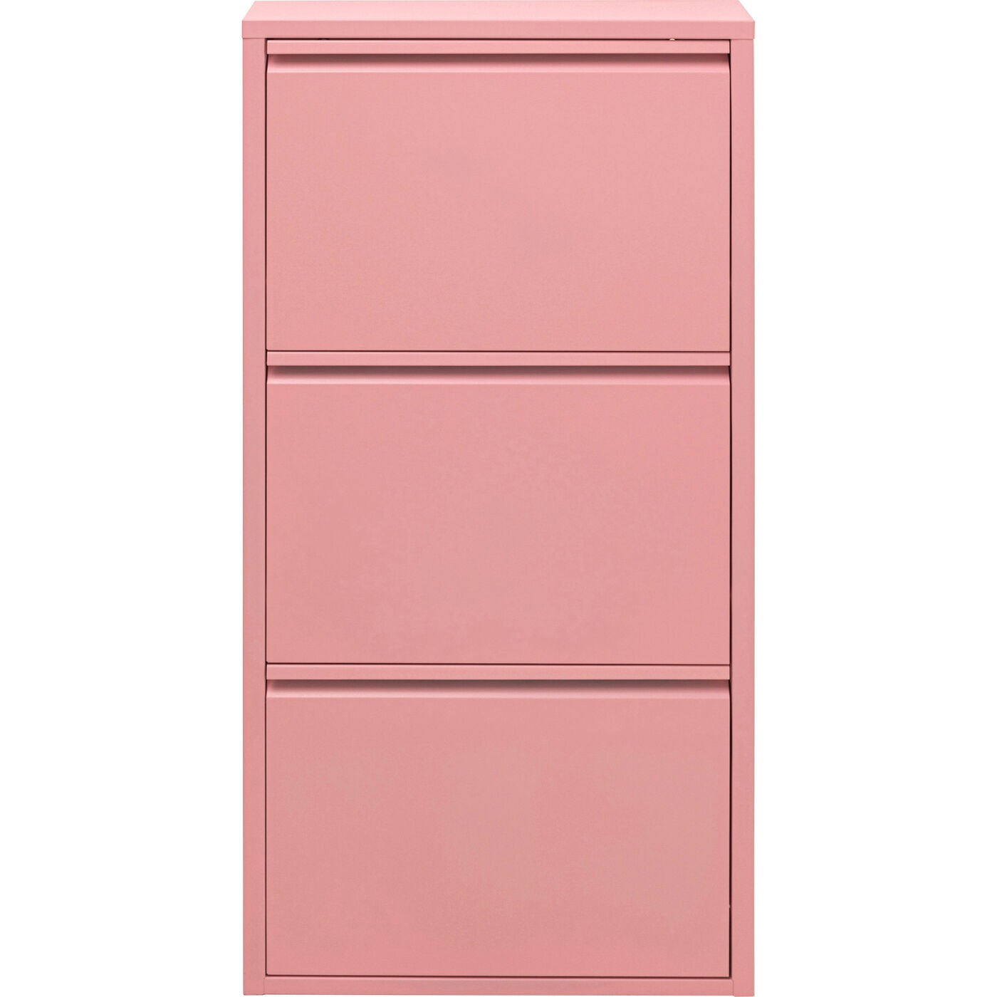 Schoenenkast Caruso roze 3 laden Kare Design