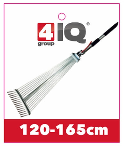 Grabie Ogrodowe Regulowane Miotłograbie 120-165cm do Ogrodu Trawa Liście