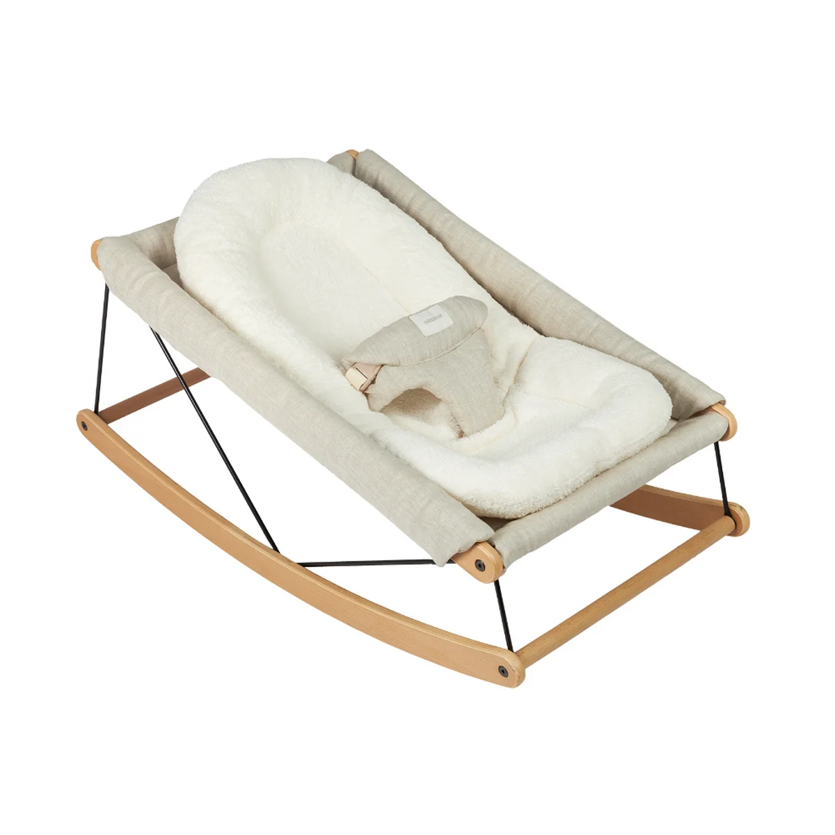 Nobodinoz - Growing Green Kissen für Babywippe