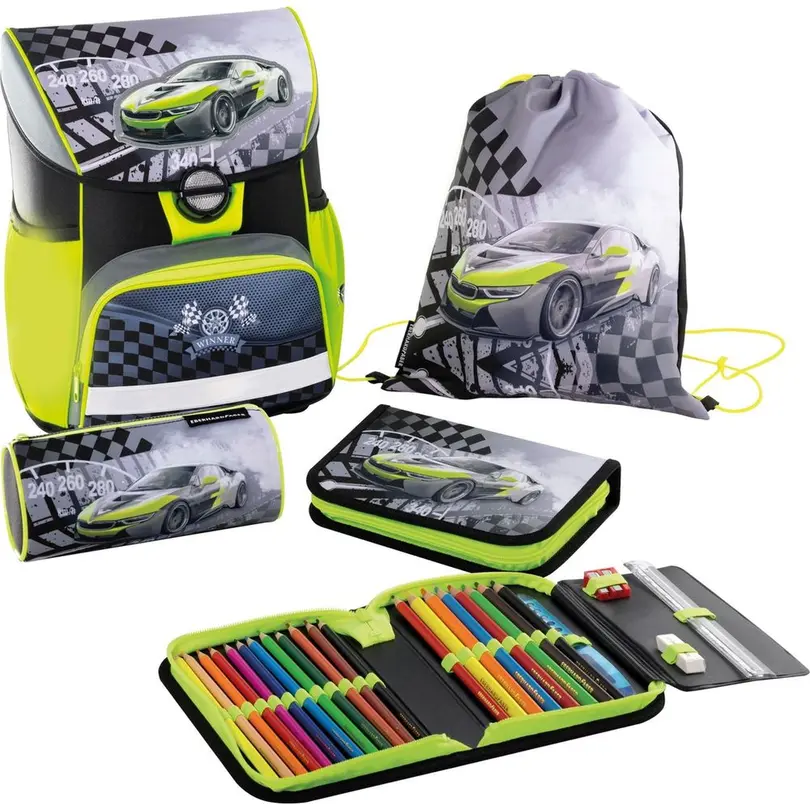 Rucksack 4-teilig Racecar
