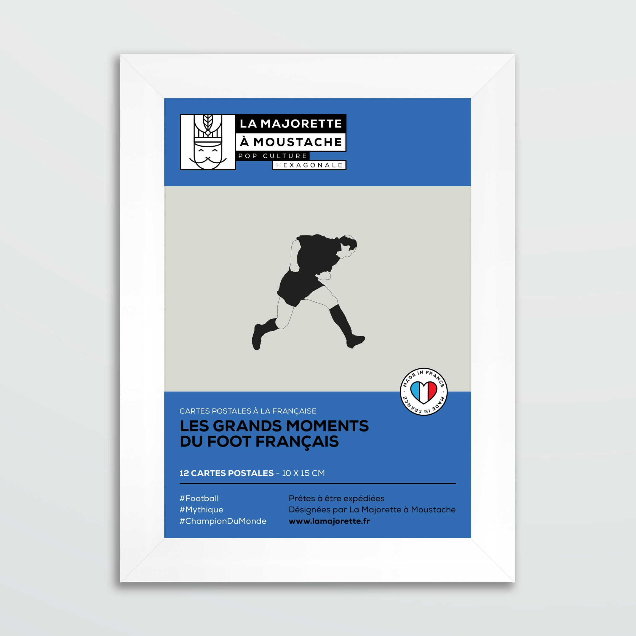 - Etui 12 cartes postales - Les grands moments du football français