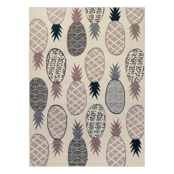 Dywan HEOS 78464 krem / róż / niebieski / szary ANANAS 190x270 cm