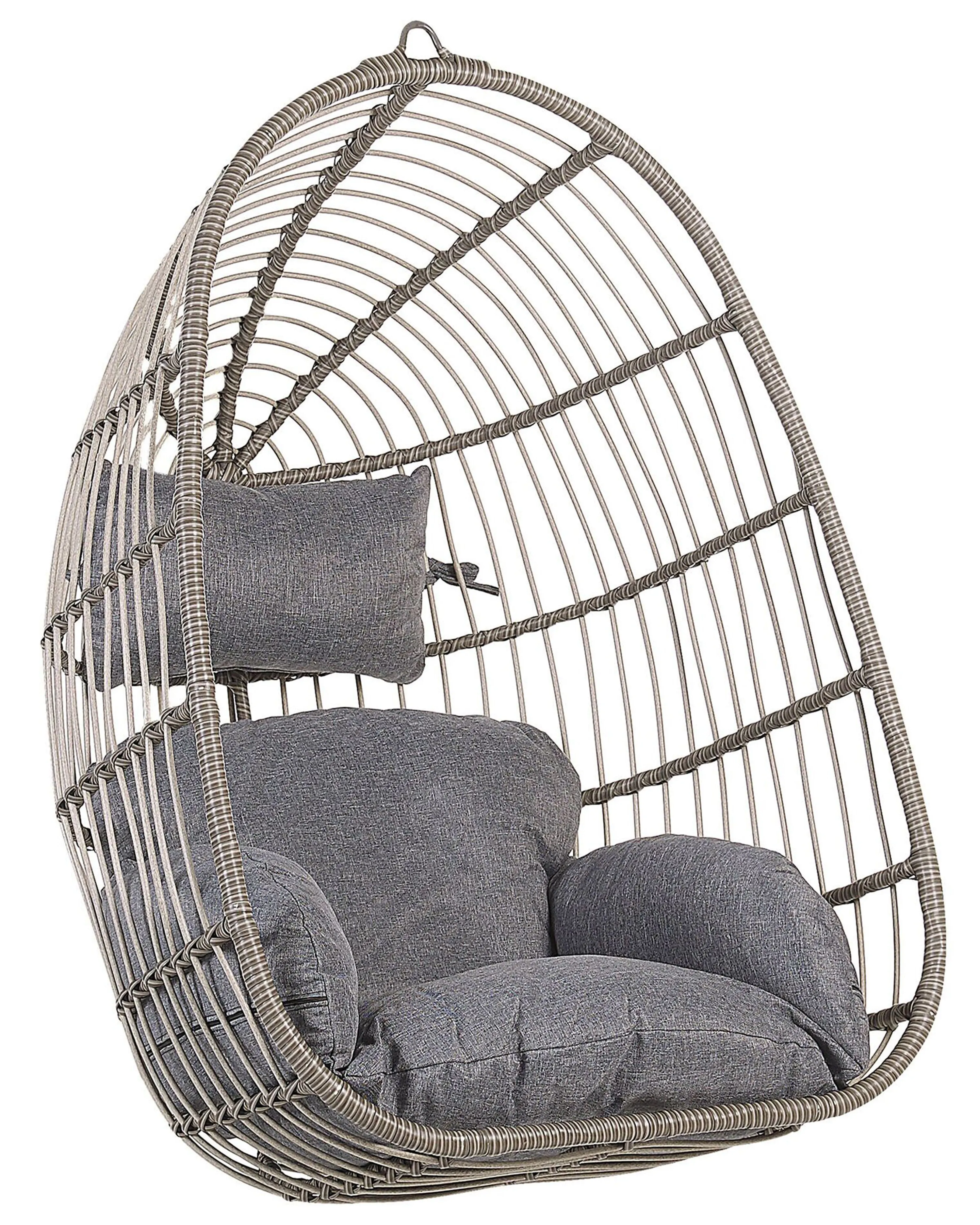 Hanging Chair CASOLI PE Rattan Grey