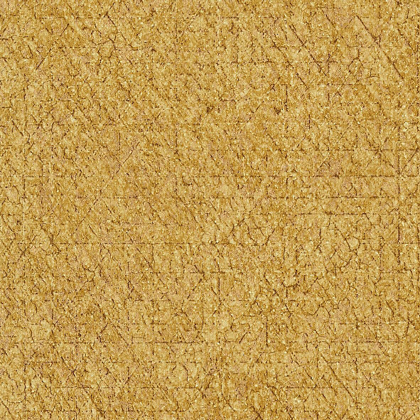 Papier peint vinyle intissé Reality Iv Lutece mat et satiné ecorce, faux uni jaune, ocre l.1005 x l.53 cm