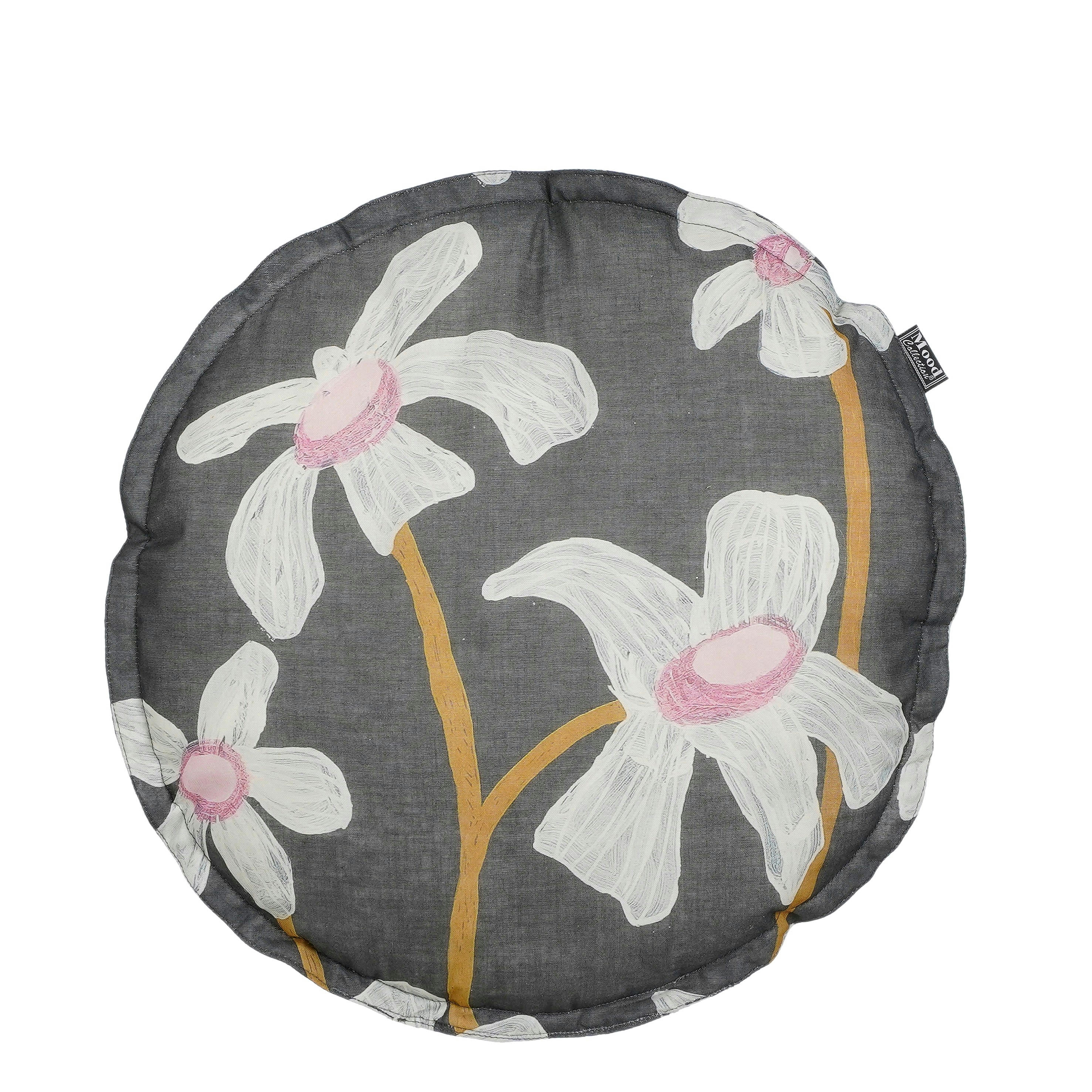- Coussin en coton noir D40