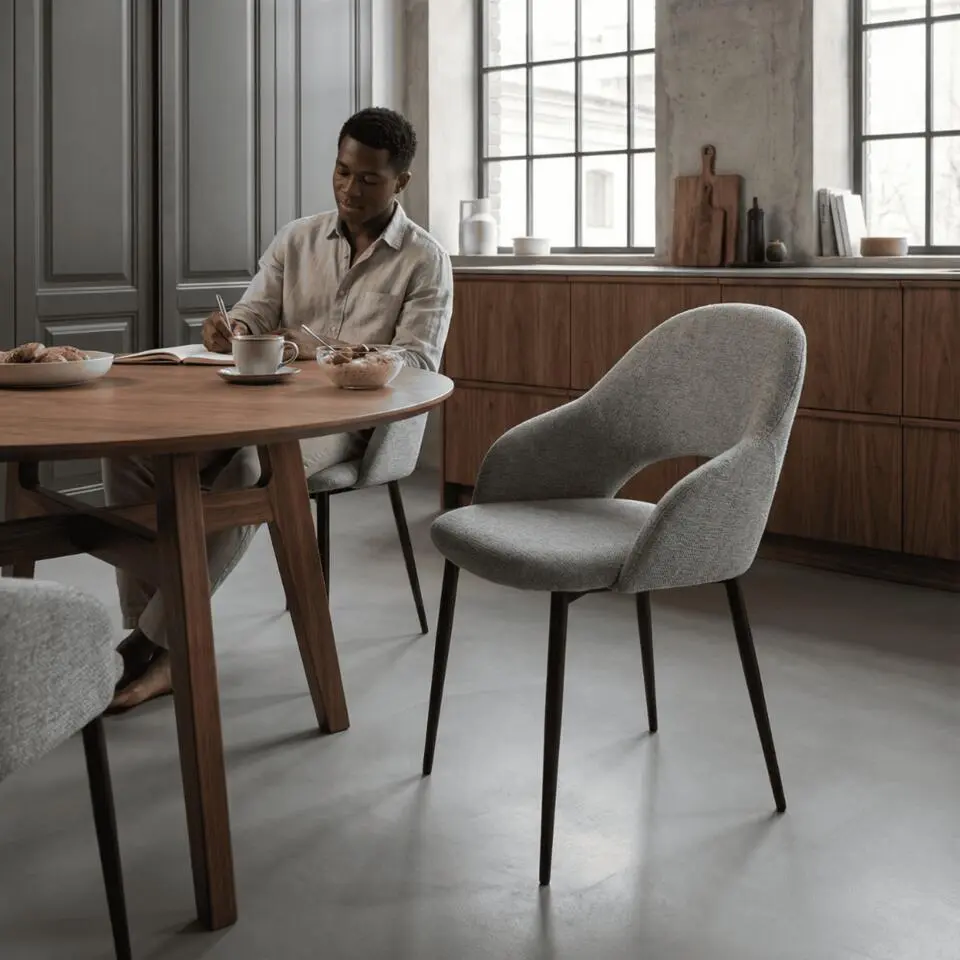 Calicosy - Stoelen (Set van 2) LILA 54x57x84 cm