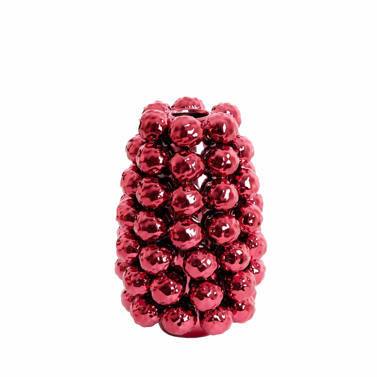 Light & Living vaas Butang - rood - Ø19cm