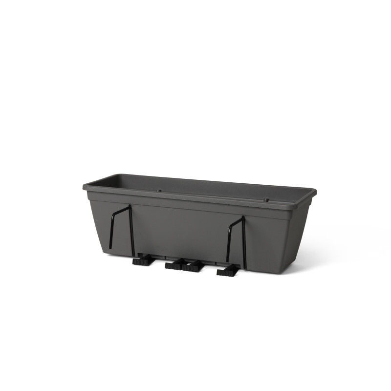 Balconnière pour balustrade Smart anthracite 50 x 18 x 16 cm
