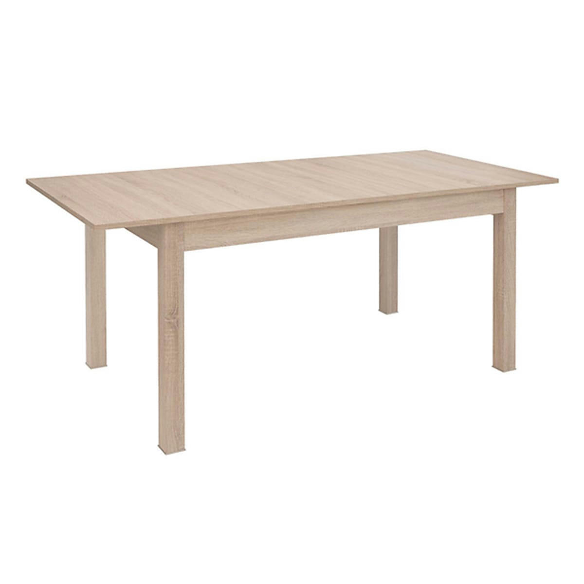 - Table à manger extensible 4 à 6 places stratifiés naturel
