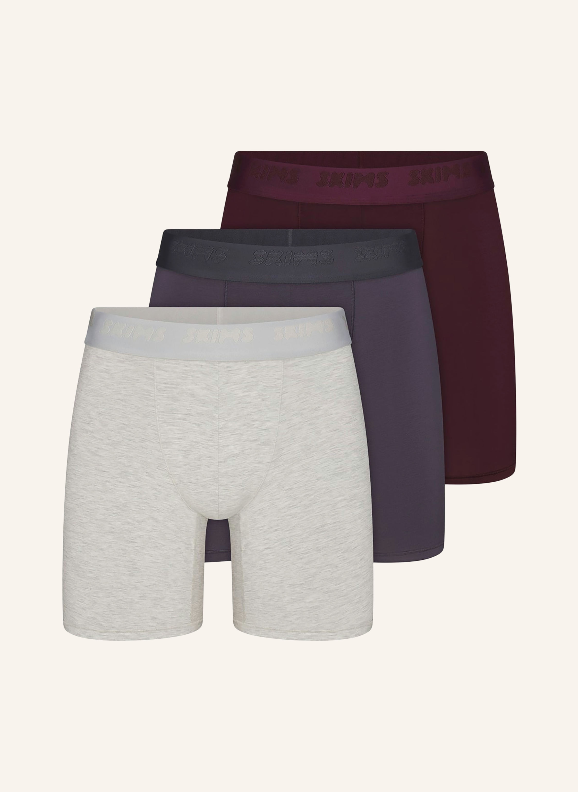 SKIMS 3er-Pack Boxershorts SKIMS STRETCH