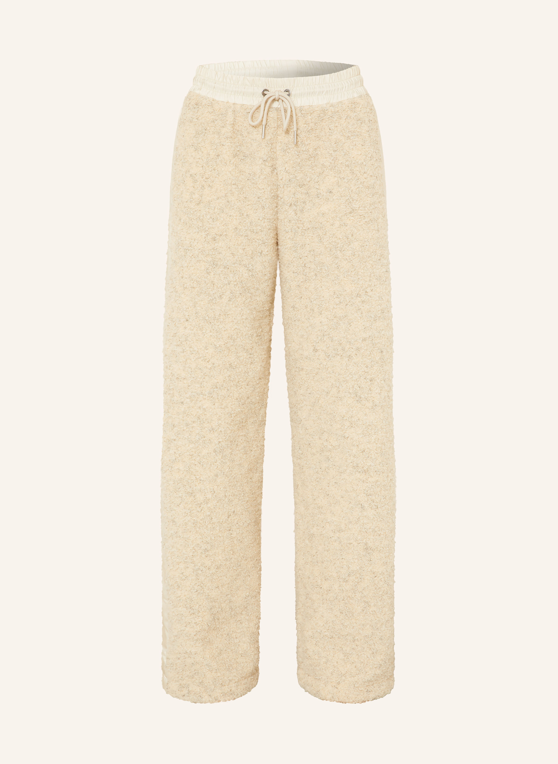 MONCLER Teddyfell-Hose mit Galonstreifen