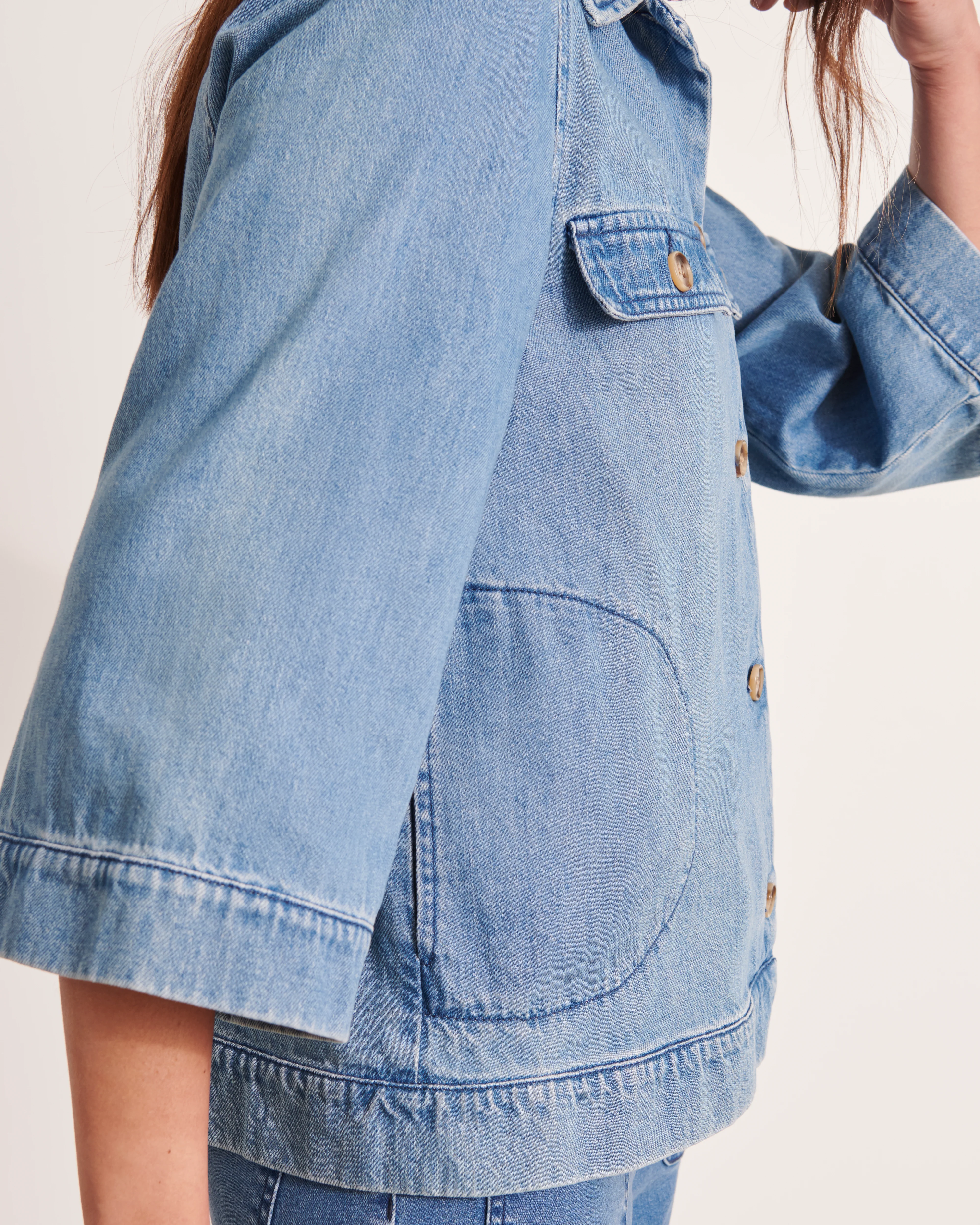 Veste courte boutonnée BALI12-BIS/12067/301